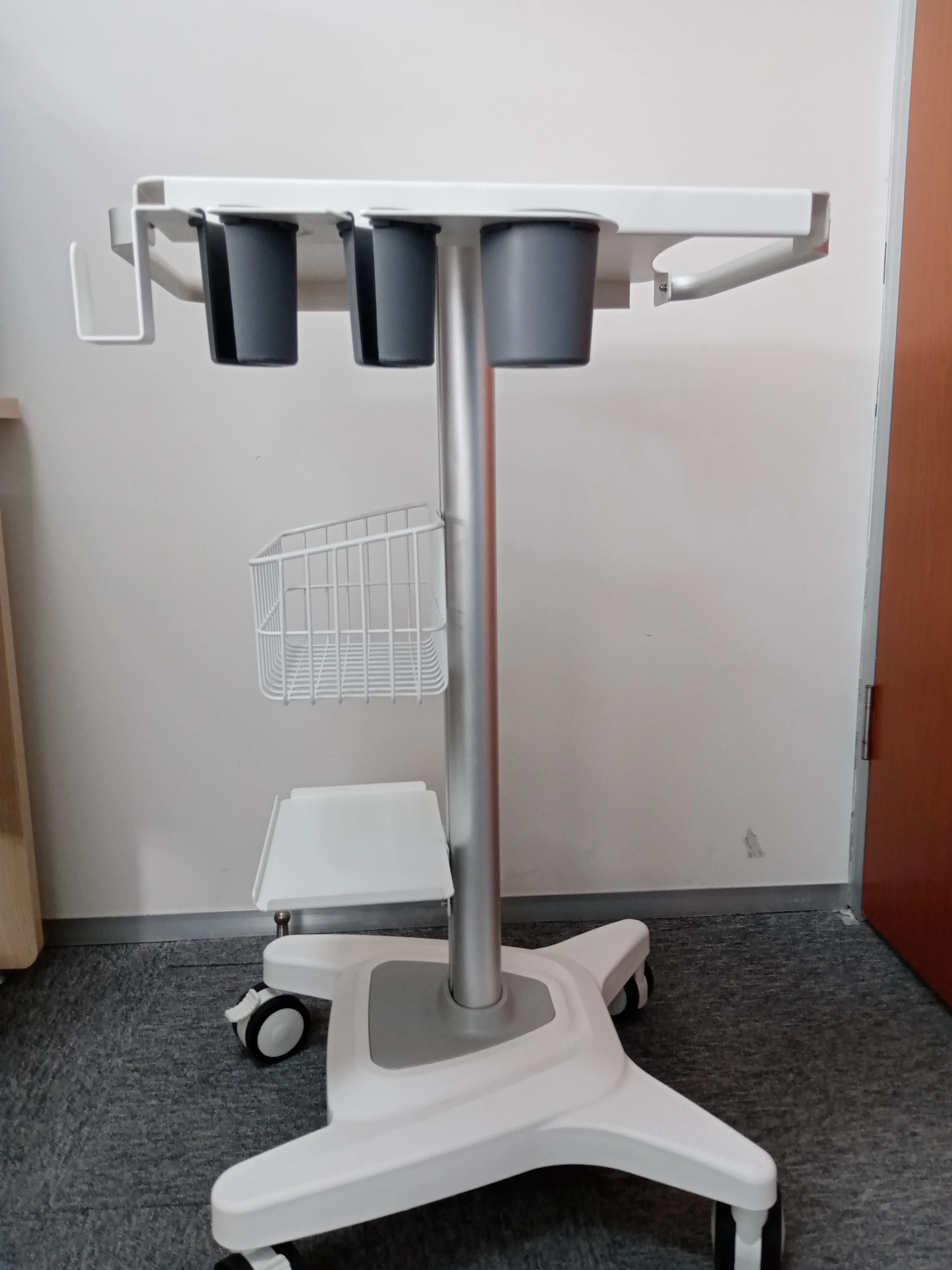 In stock Universal ultrasound trolley for portable ultrasound machine mobile trolley