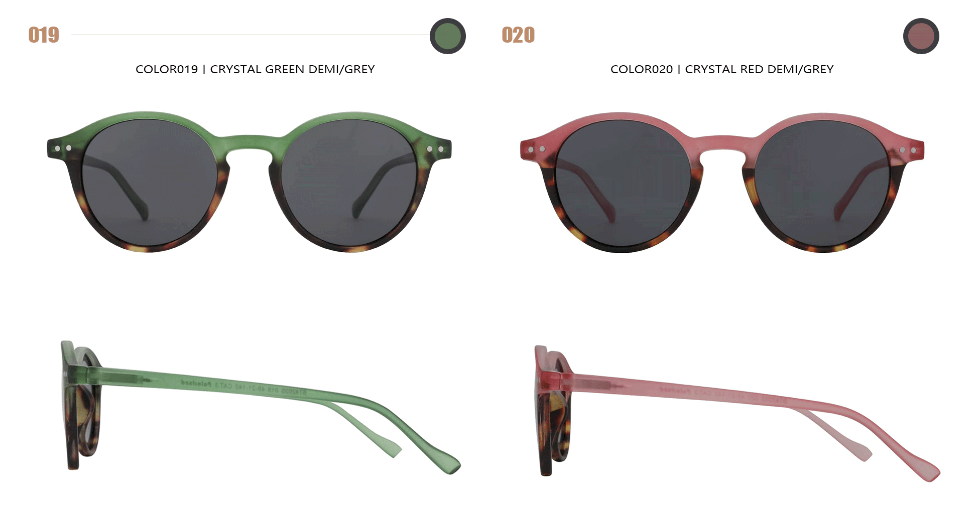 ZENOTTIC (S-Größe) Retro kreisförmige polarisierte Sonnenbrille 2024, Herren Damen, Vintage, kleine runde Sonnenbrille, UV400-Brille – Detail 17