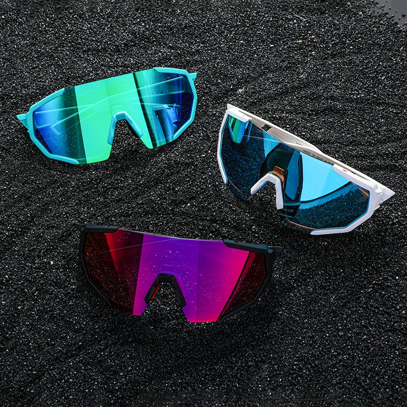

Men's Sport Polarized Sunglasses MTB Road Cycling Goggles Outdoor Hiking Sunglasses 3 Lenses UV400 Cycling Sunglasses