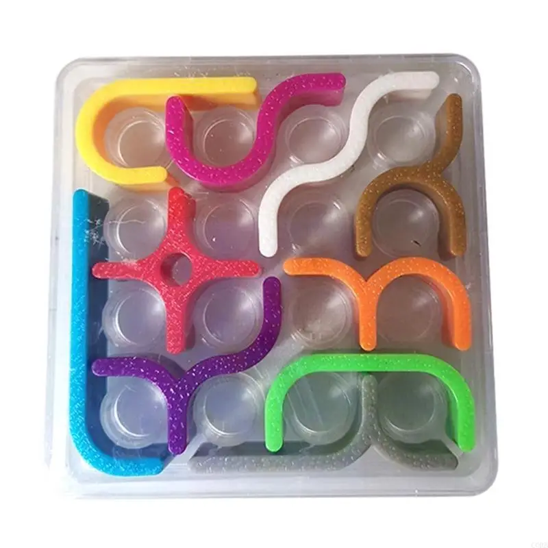 Corb Mind Bending Puzzle Game met kleurrijke rondingen Uitdagende game speelgoed geweldig voor 1Player en Friend Gathering