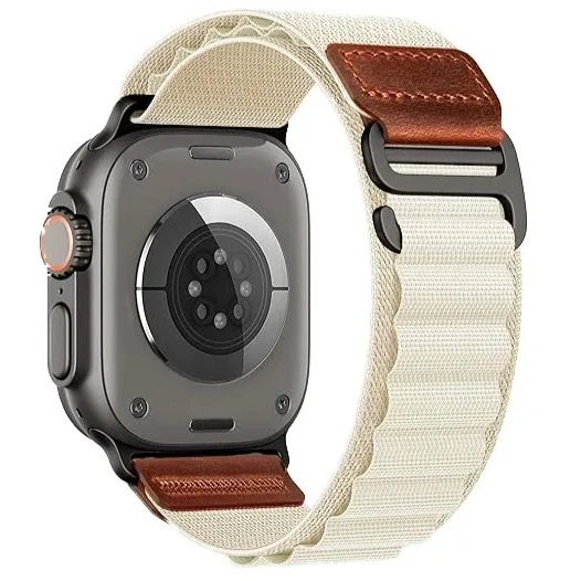 Alpine Loop Lederarmband für Apple Watch Ultra 3 49mm 46mm 44mm 40mm 45mm 41mm 42mm Für iWatch Series 11 10 9 8 7 6 5 SE 3 Armband