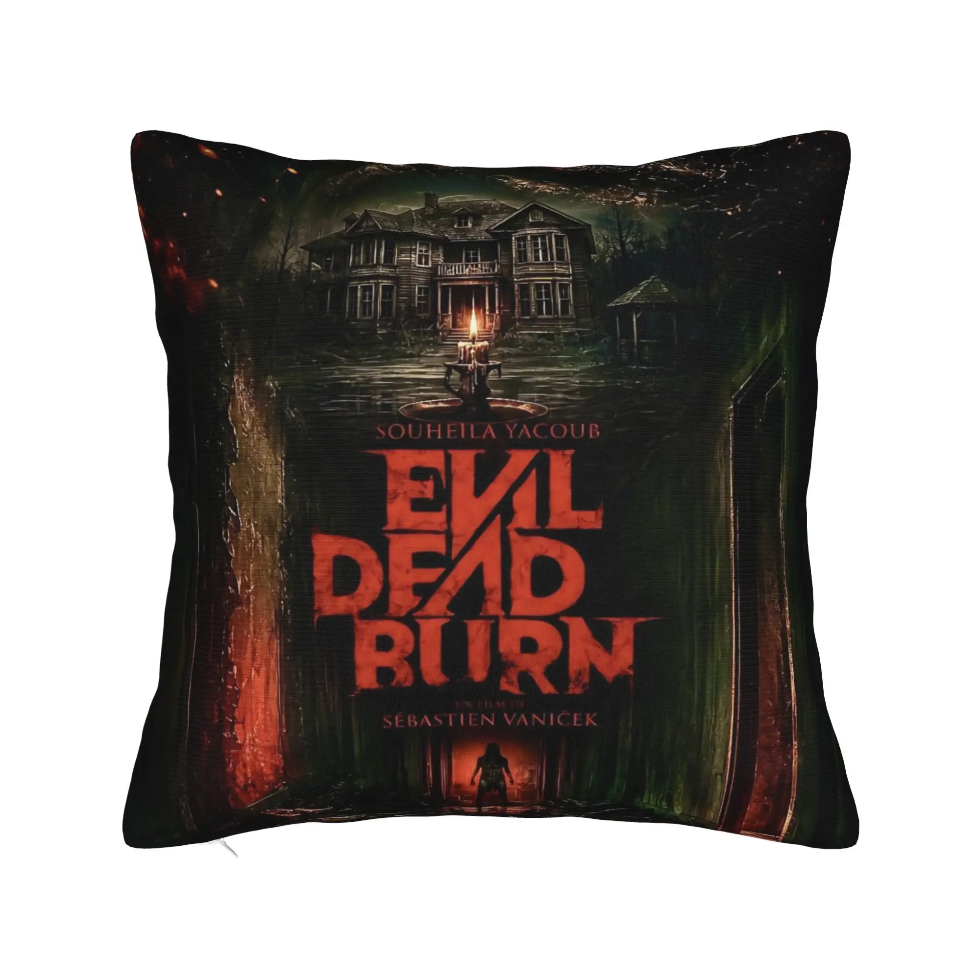 Evil Dead Burn Pillowcases Stuff Soft Cushion Cover Decorative  Throw Pillow Case Cover Sofa Multiple Sizes