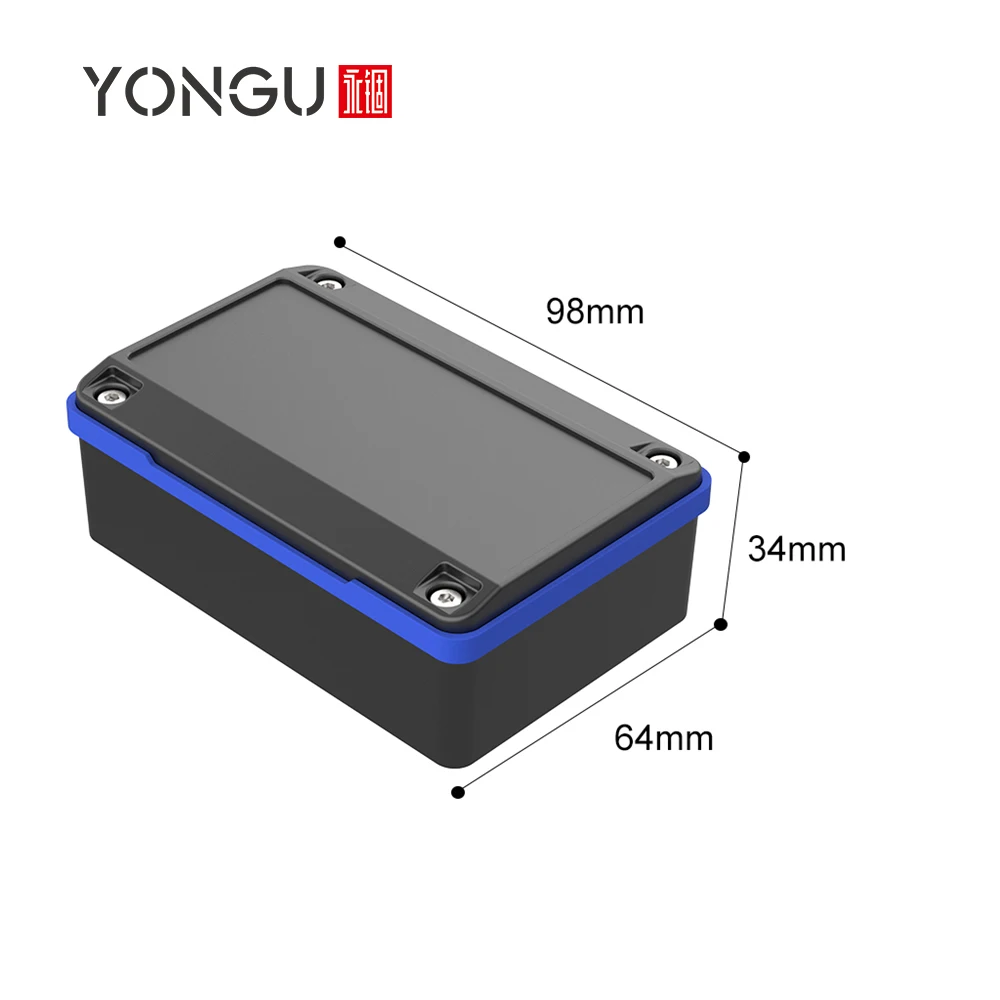 Enclosure For Electronic Device Electric Aluminium Die Cast Case Die-casting Waterproof Junction Box T03 100.4 * 66.4MM