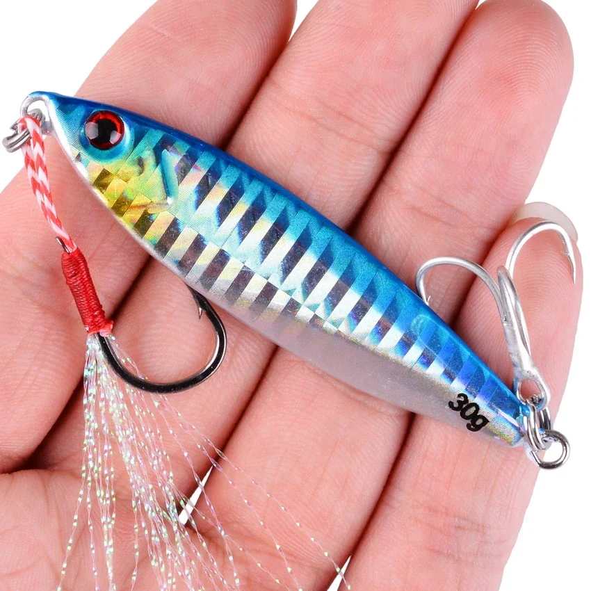 1Pcs  Metal Jig VIB Fishing Lure 14G 21G 30gG Sinking Lures Sea Jigs Spoon Winter Fishing Good For Fishing Jigging Hard Ice Bait