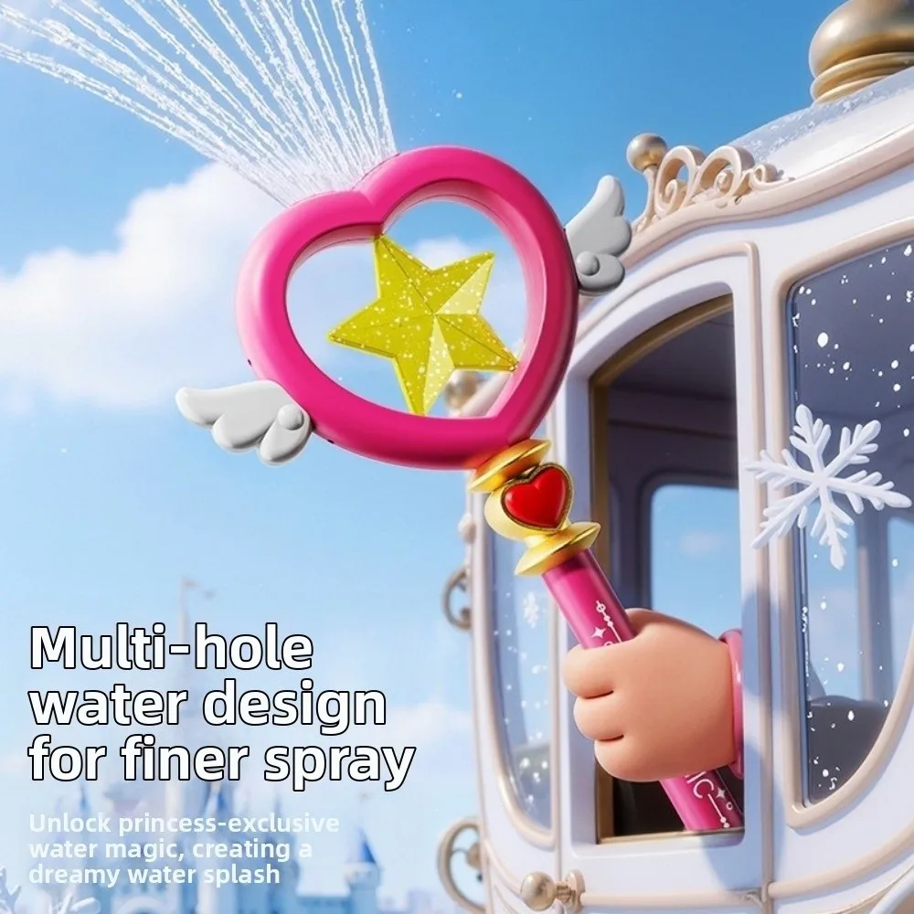 

Water Park Toy 7-Hole Water Wand Fairy Wands Splashing Spray Water Play Stick Handheld Pull Type Water Toys ChildrenSummer