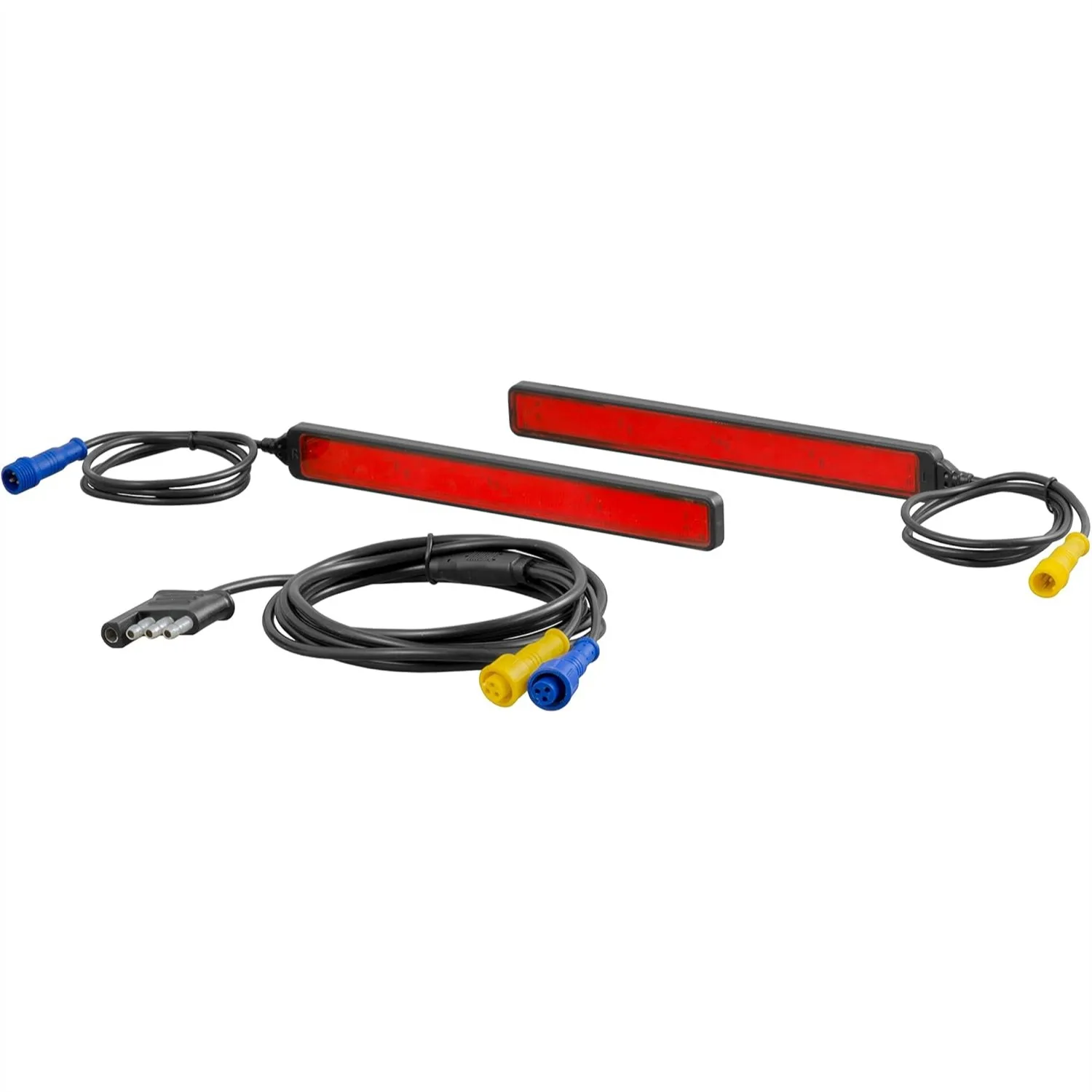 

LED Light Strips for Hitch Cargo Carrier & Bike Rack, 2-Pack Auxiliary Automotive Lights with Adhesive Backing