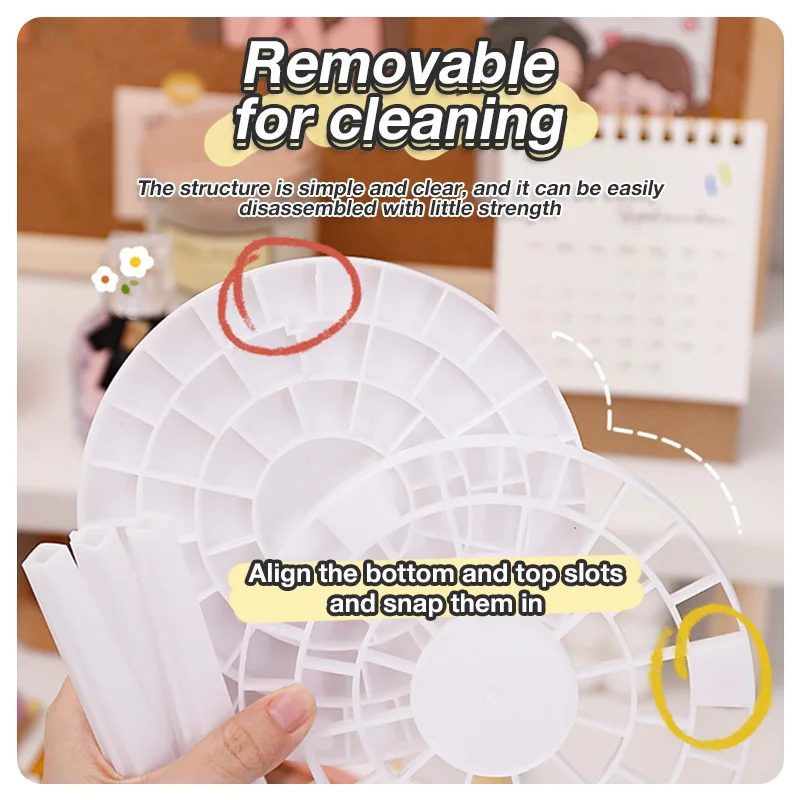 حامل حامل ألوان مائية محمول ، 49 فرشاة طلاء ثقوب ، لوازم حامل للطلاب ، منظم مكتب ، دعم فرش اللوحة