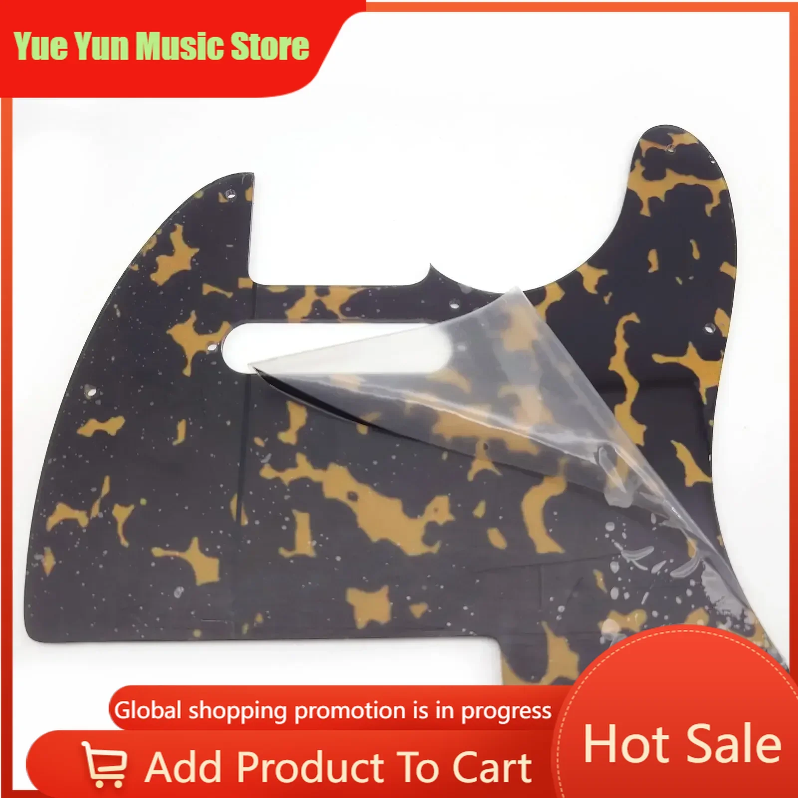 

Горячая распродажа со скидкой - Комплект защитных накладок для гитары (пикгард и накладка на бридж) с 5 отверстиями для электрогитар TL, запасные части для защиты от царапин