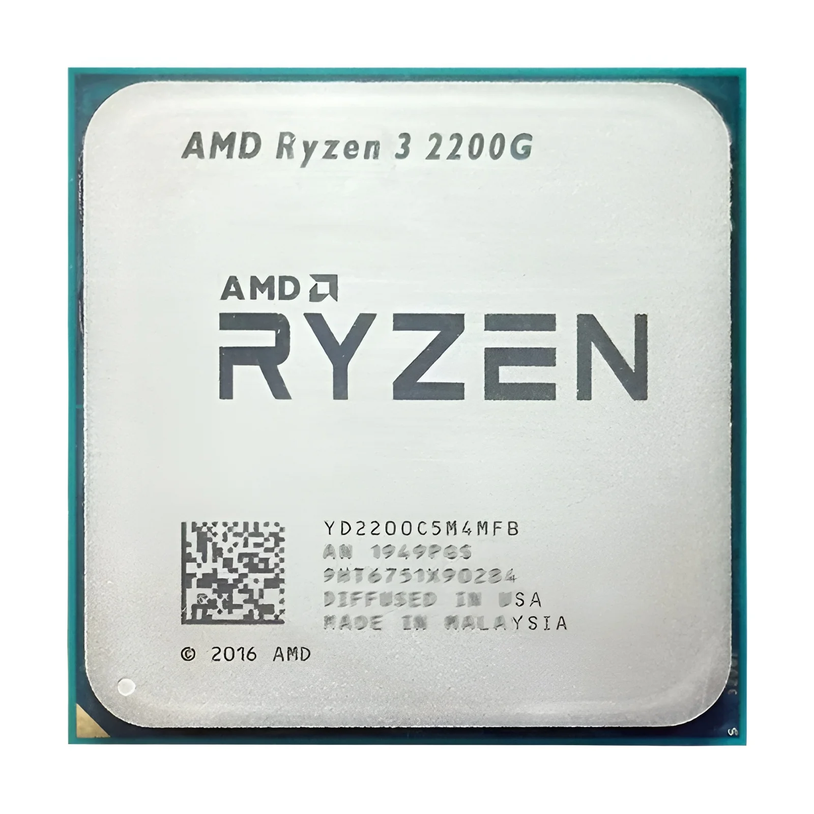 Processador AMD Ryzen 3 2200G Usado, 3.5 GHz, Quad-Core, Quad-Thread, para Jogos, Zen 0.014, YD2200C5M4MFB, Socket AM4