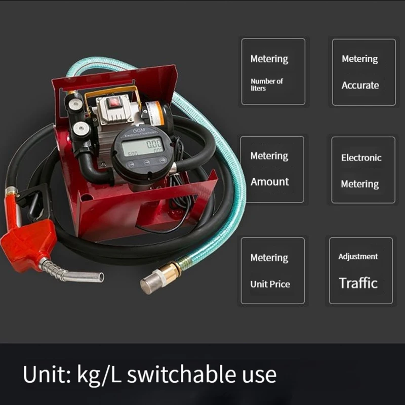 550W Bio Fuel Oil Pump Auto Refueling Pump Automatic Diesel Transfer Pump Electric Transfer Pump