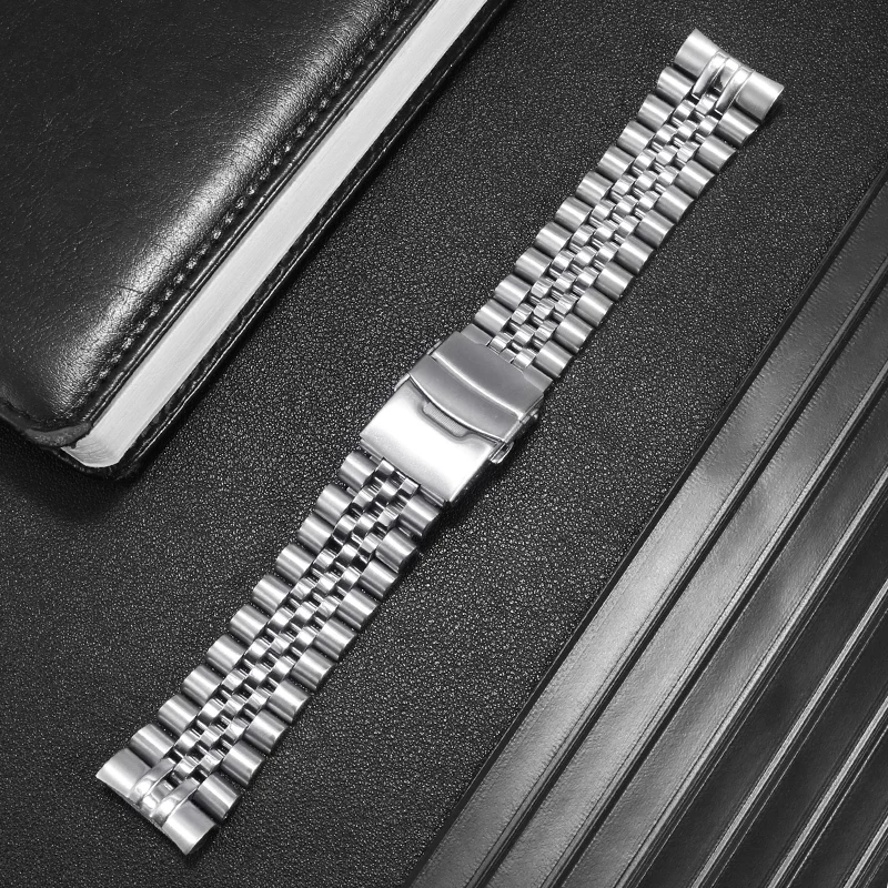 Solid Fine Steel Private Interface Watchband Seiko Watch  For SRP777J1 SRPE99K1 SRPC91 StainlessSteel  Watchbelt