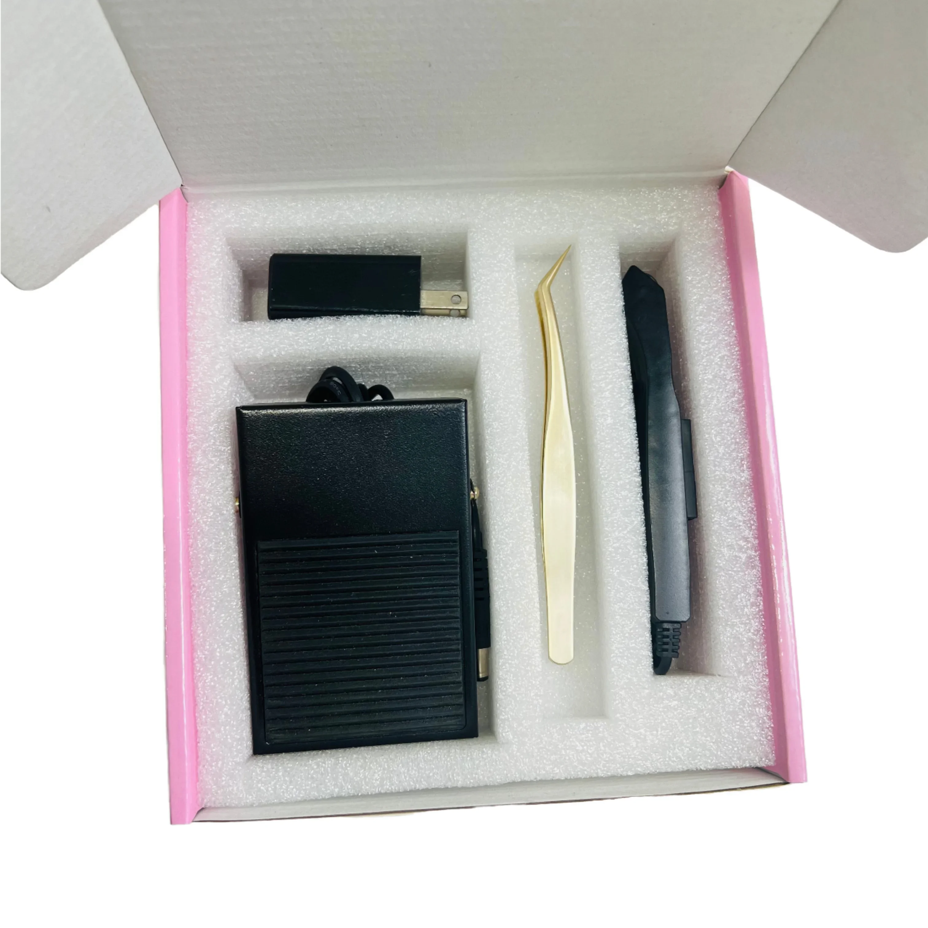 3.5W UV LED Lash Extension Tweezers Long Retention Eyelash Pedal Lamp Stylish Beauty Tool
