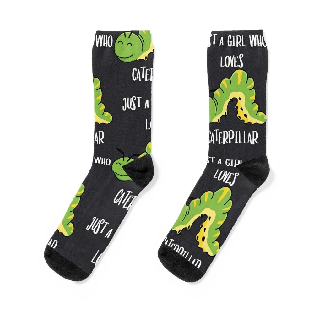 Just A Girl Who Loves Caterpillar Socks shoes Climbing Men's Socks Luxury Women's
