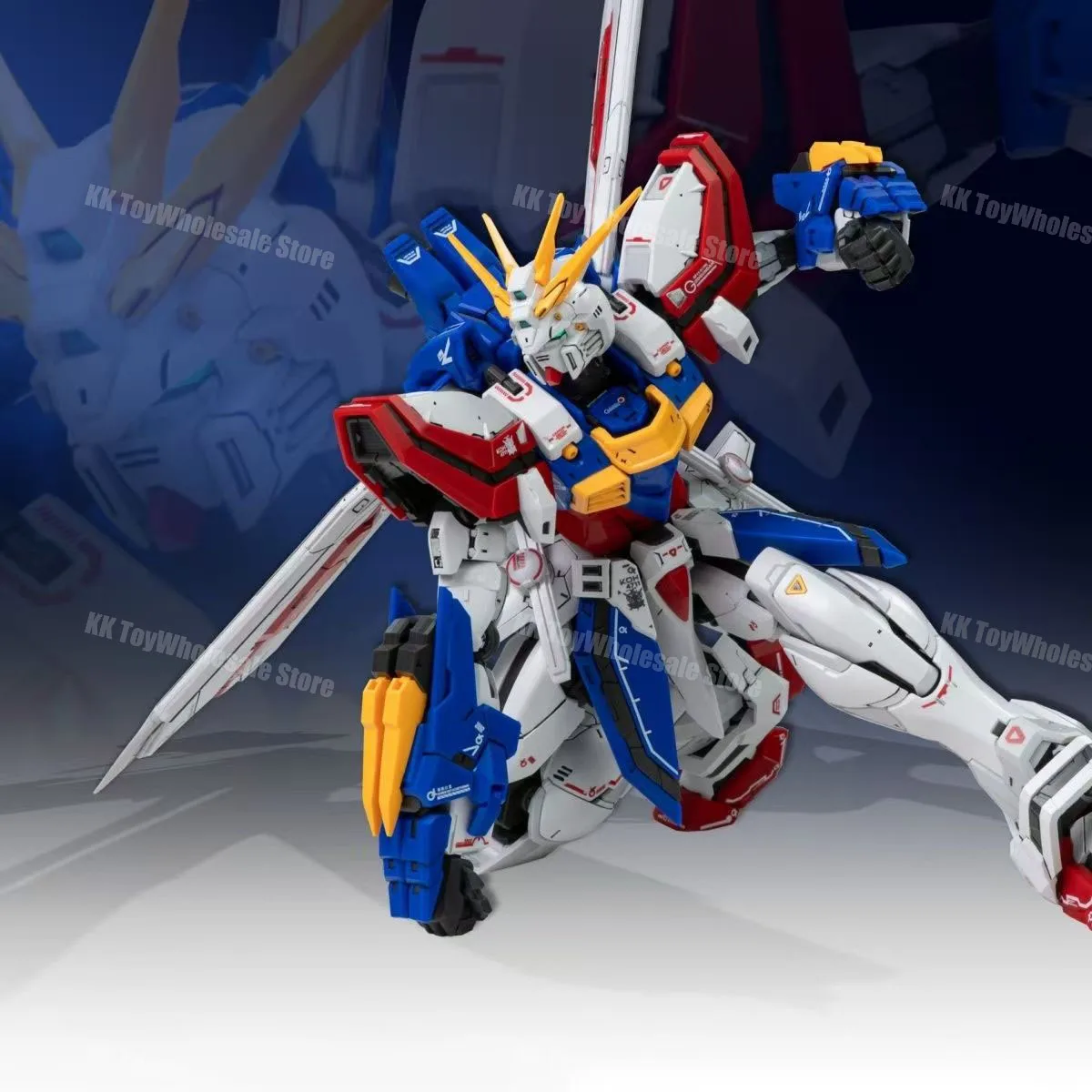 Novo fat cat 1/100 GF13-017NJ ii deus escala especial rg 1/144 versão ampliada kit modelo de montagem figura ação robô modelo plástico