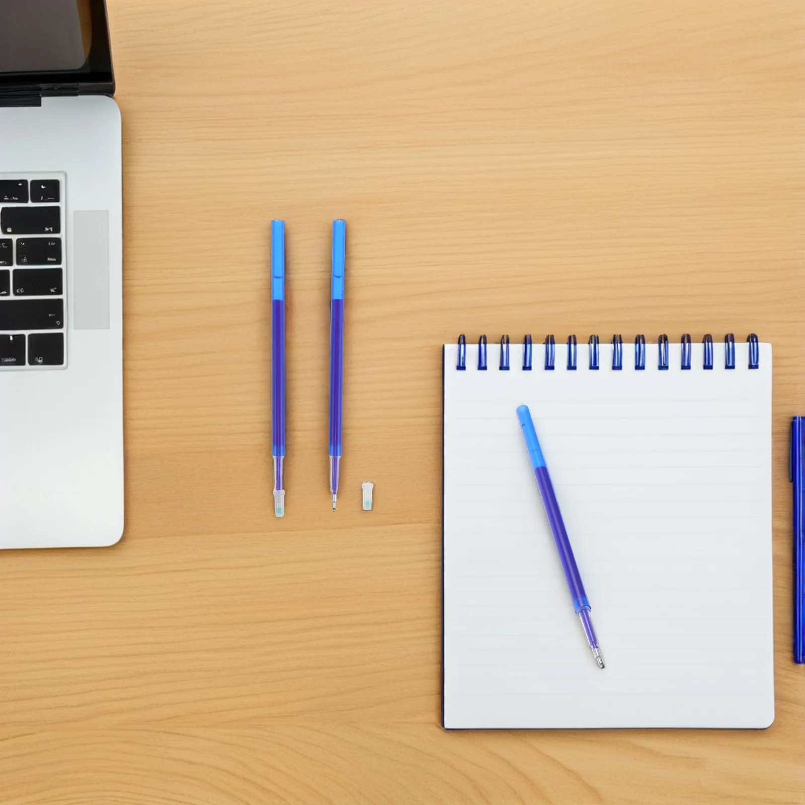 100Pcs Gel Erasable Pen Refills 0.5mm Aesthetic Design Smooth Flow for School Supplies Note Taking Homework Correction Bulk Pack