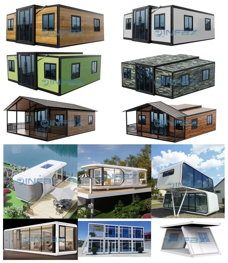 Factory Custom International Prefabricated Holiday House Prefab Folding Expandable Container House Hotel Guest Home for Resort
