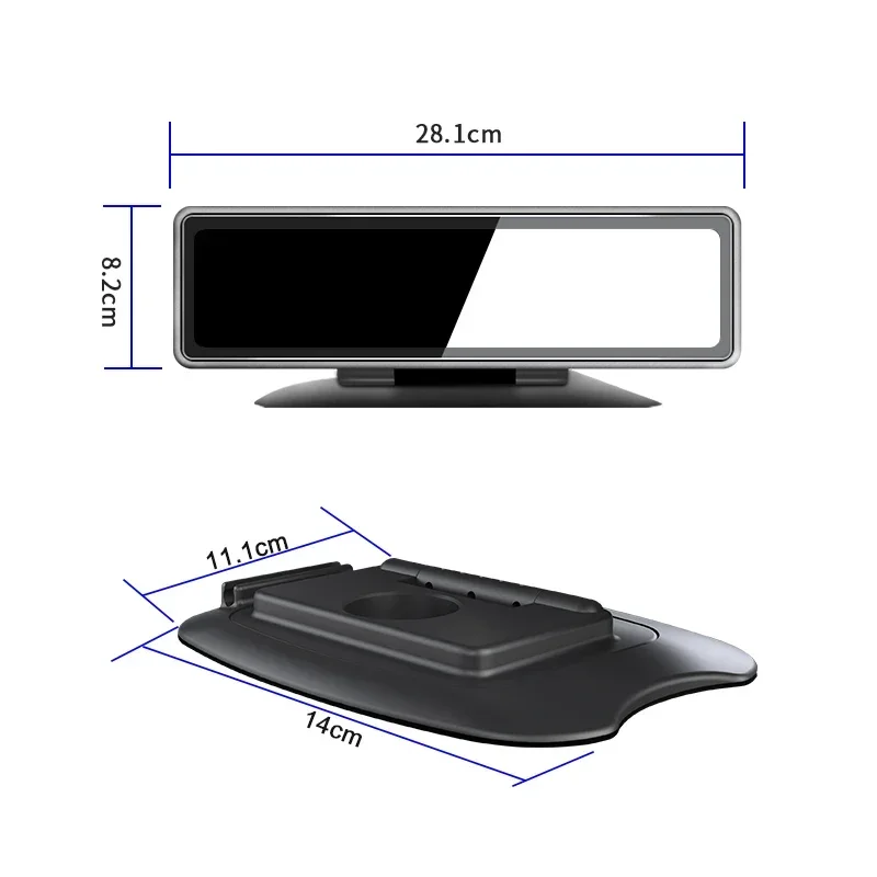 12Inch 4 Cameras 9.0 4G Car Dash Cam GPS Navigation HD 720P Video Recorder Dashboard DVR WiFi App Remote Monitoring
