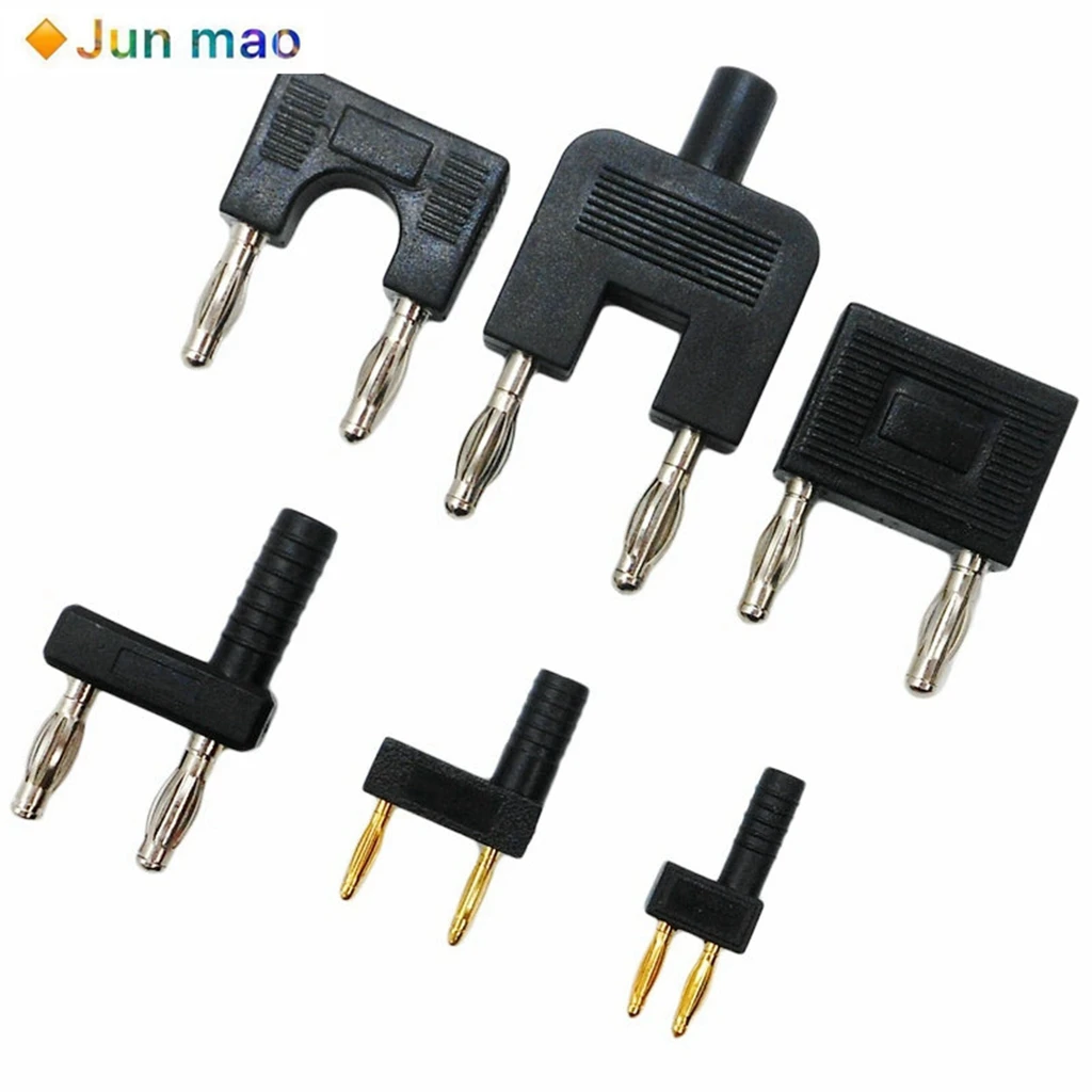 2 / 4mm short circuit banana plug banana socket L / U-shaped automobile instrument test short circuit wiring spacing 14 / 19