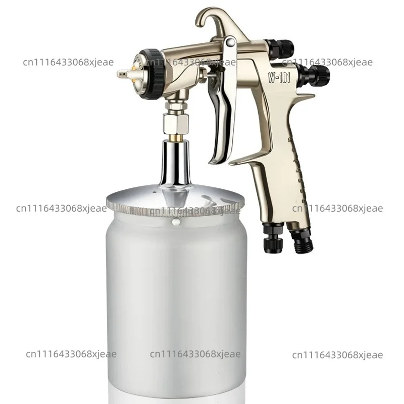 No cover transparent coating car painting, pneumatic paint gun upper and lower pot car furniture paint high atomization spray