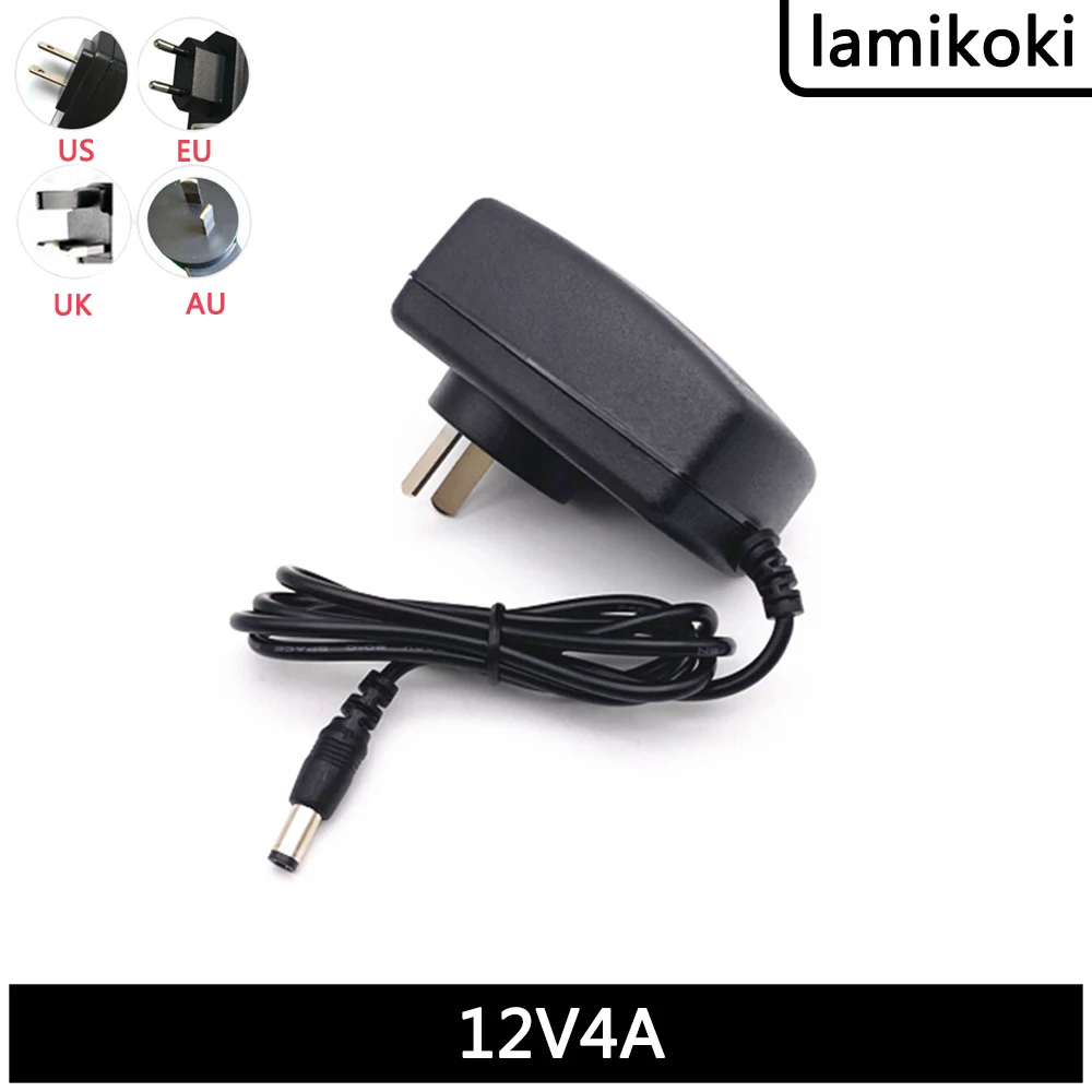 Power Supply 12V 4A Adapter Australian Standard 48W Display Power Led Wall Mounted Power Supply 4000ma
