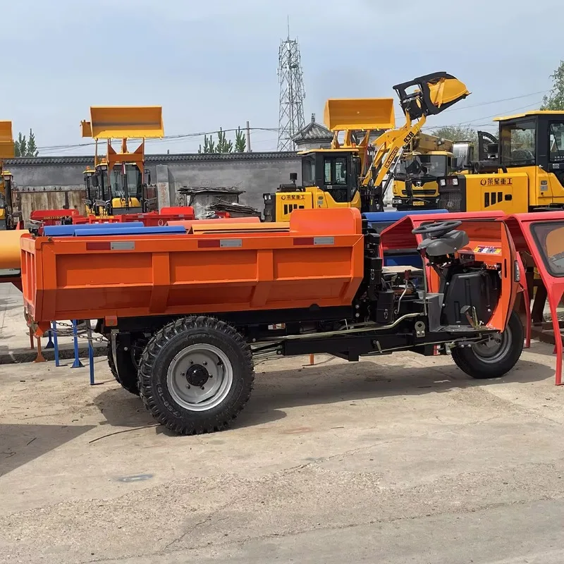 2025 New 3t 3 Three Wheel Electric Tricycle for Cargo Mining Engineering Electric Tricycle Hydraulic