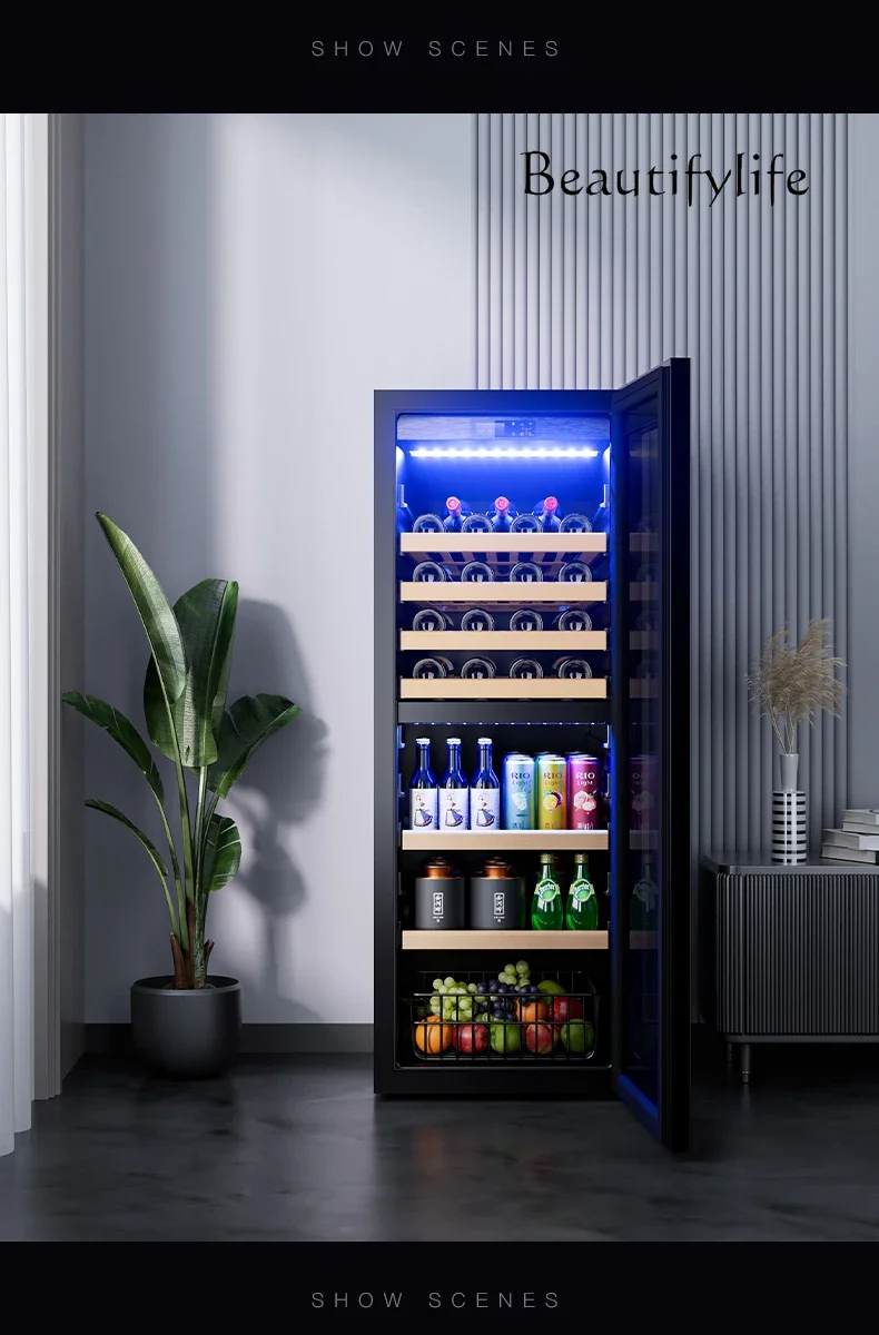 

Red wine cabinet Constant temperature wine cabinet Light luxury ice bar Household living room Tea Baijiu cabinet Small