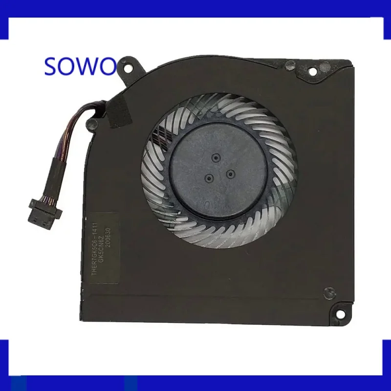 New CPU Cooling Fan for Schenker XMG NEO 15 17 Tongfang GK5CQ7Z EG50060S1-C380-S9A THER7GK5C6-1411 EG50060S1-C380-S9A DC5V 2.25W