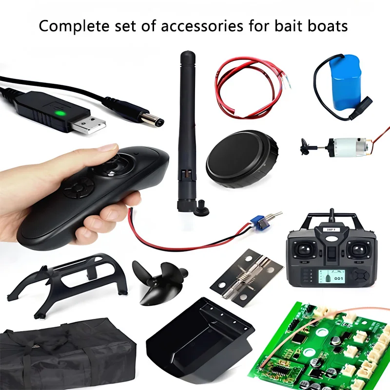 Image of Komplettes Zubehörset für 7,4-V-Köderboote, Motherboard, GPS-Fernbedienung, Zubehör und Ersatzteile für Angelköderboote