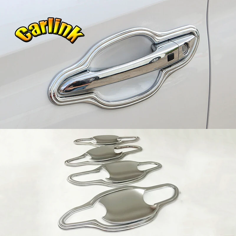 

For Hyundai Tucson 2015-2018 ABS Chrome Car Exterior Door Handle Bowl Cover Decorative Sticker Exterior Accessories