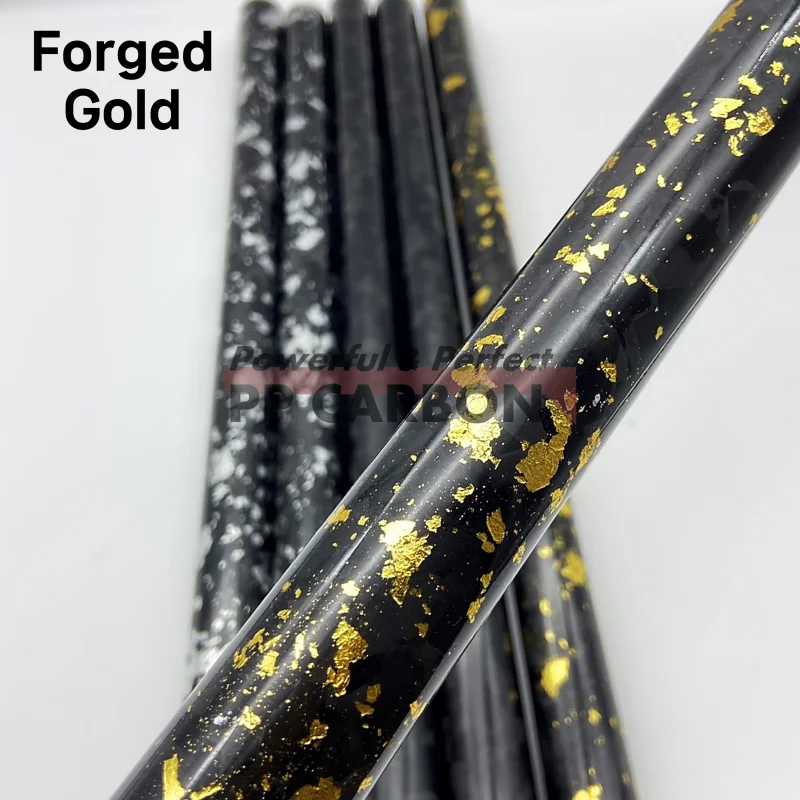 lot/2pcs 500mm Forged Carbon Fiber Tube 8mm 10mm 20mm 22mm 25mm 28mm 30mm Forged Silver 3K High Composite Hardness Material