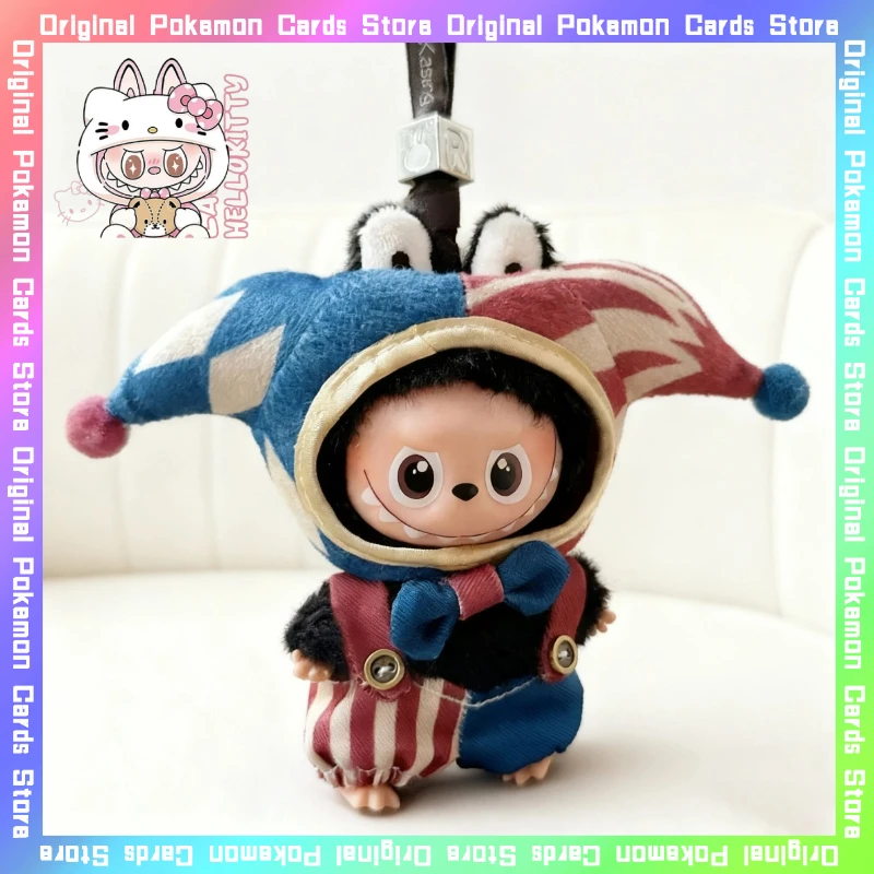 

Only Clothes for 10cm V4 Labubu Clown Costume Set Cotton Doll Cosplay Loveliness Funny Cartoon Accessories Toys Birthday Gifts