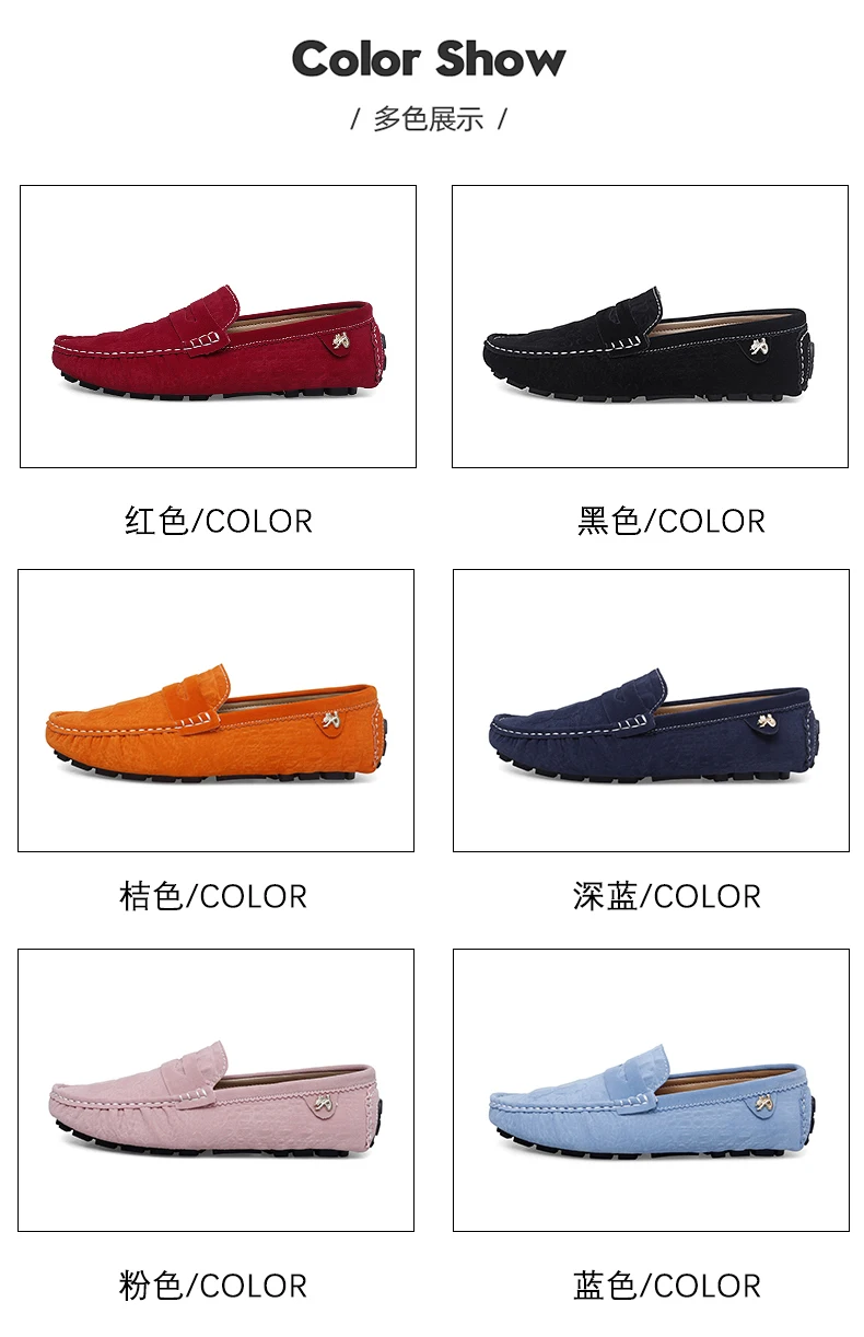 2025 Neues Modell Handgefertigte Loafer für Herren, Leichter Luxus Krokodilmuster Trendige Vielseitige Slip-On Freizeitschuhe, Unisex Fahr- und Modeschuhe – Detail 7