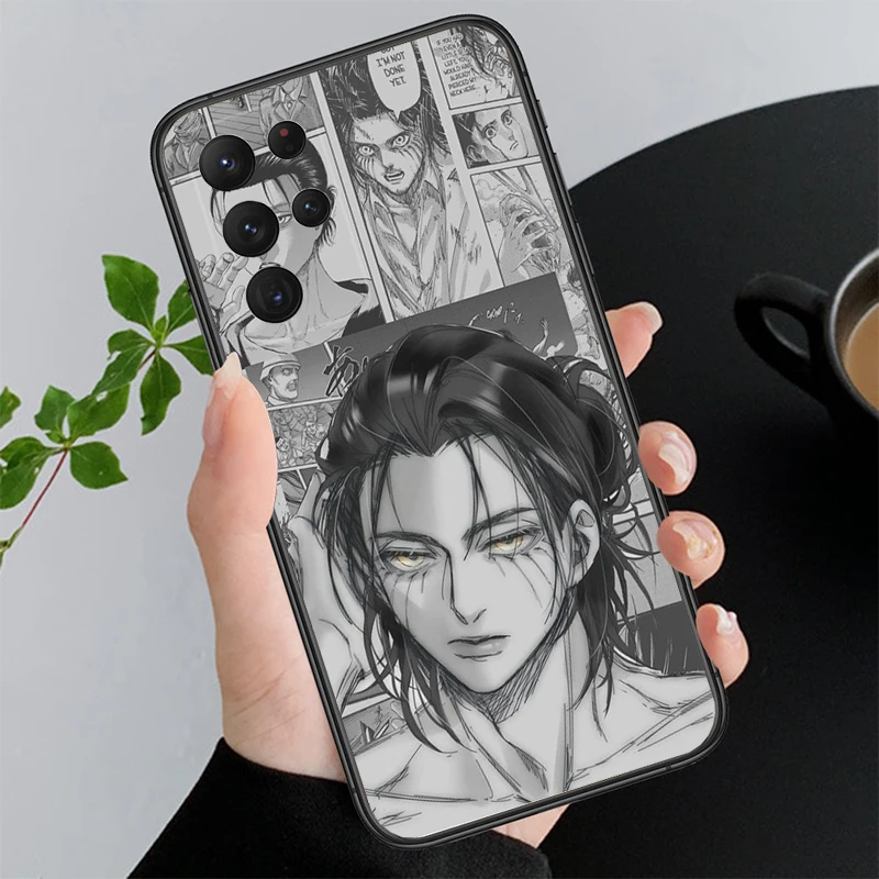 

Eren Yeager attack on titan Phone Case For Samsung A55 A16 A56 A36 A35 A15 A53 A54 A33 A34 A25 A05S A52 A52S A14 A24 A26 A71