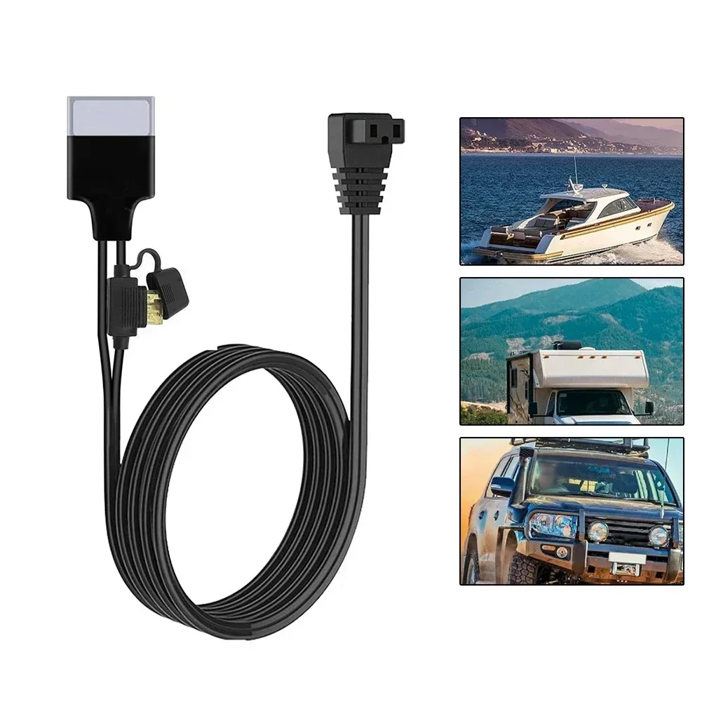 For Anderson SB50 Series Fridge Cable DC Power Cord Cable Camping Travel Flush Mount Design Over-current Protection