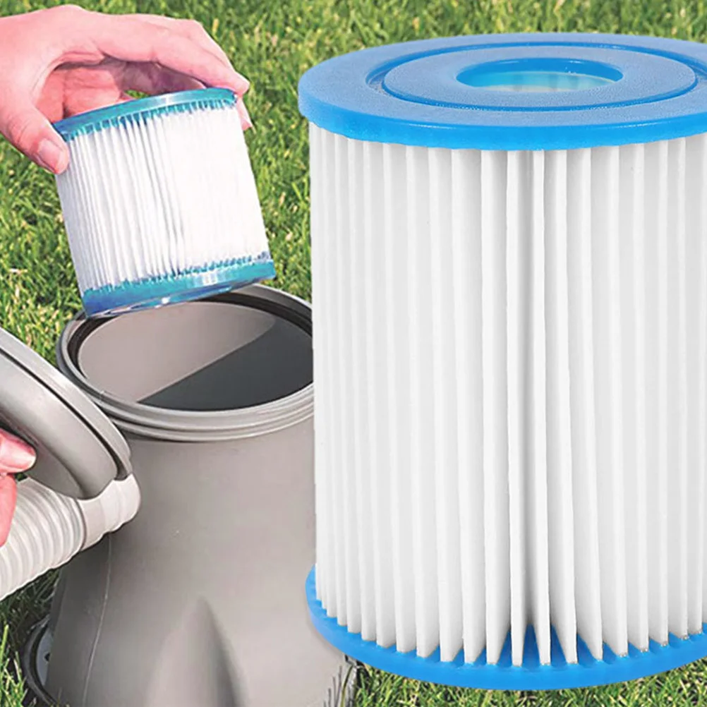 

4Pcs Pool Filter Cartridge 87x78cm Durable Easy Clean Support Multiple Jobs Professional Grade Pool Replacement Filter