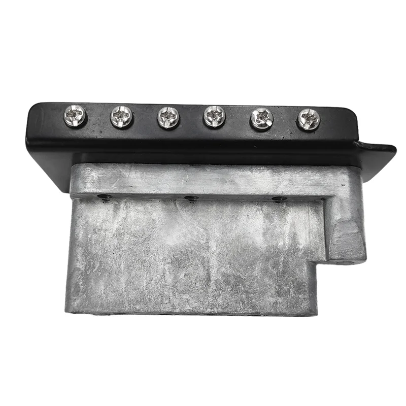 

A37Q-6 Strings Guitar Bridge Saddle Tailpiece Electric Guitar Tremolo Bridge Standard Guitar Accessories