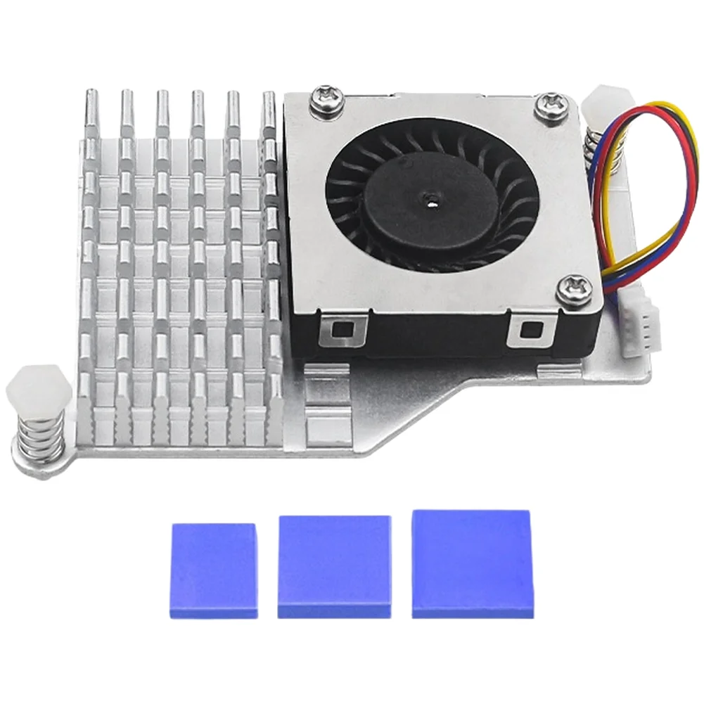 Active Aluminum Heatsink With Blower Fan For Raspberry 5 For PWM Control Cooling System For IoT Industrial Automation Drive For