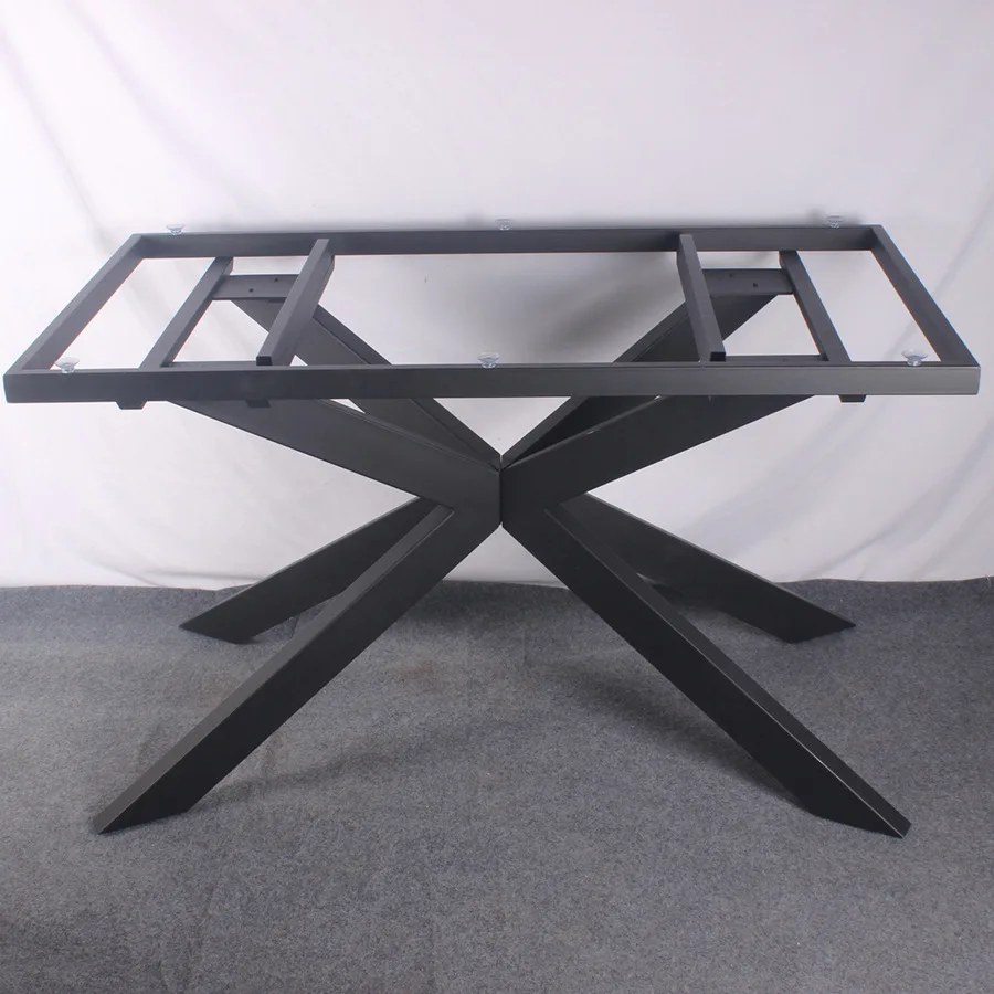 Modern metal furniture accessories black paint hardware coffee table rack edge bracket wholesale coffee table feet dining table
