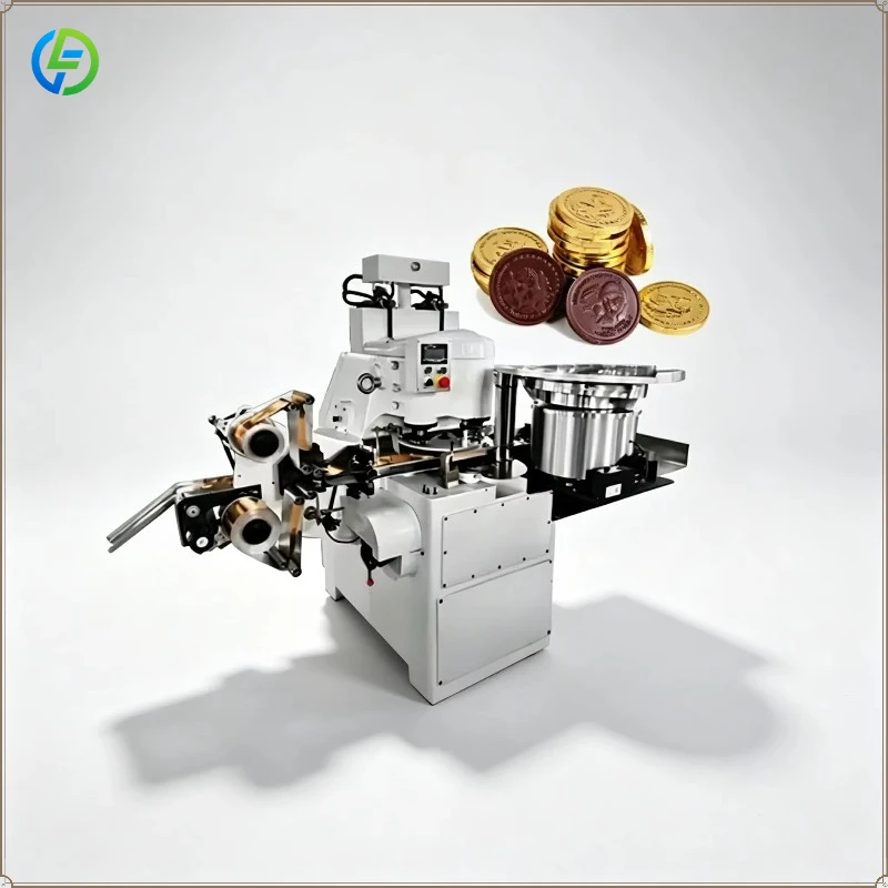 Multifunctional Gold Coin Chocolate Packaging Machine for Chocolate Factory FL Customized