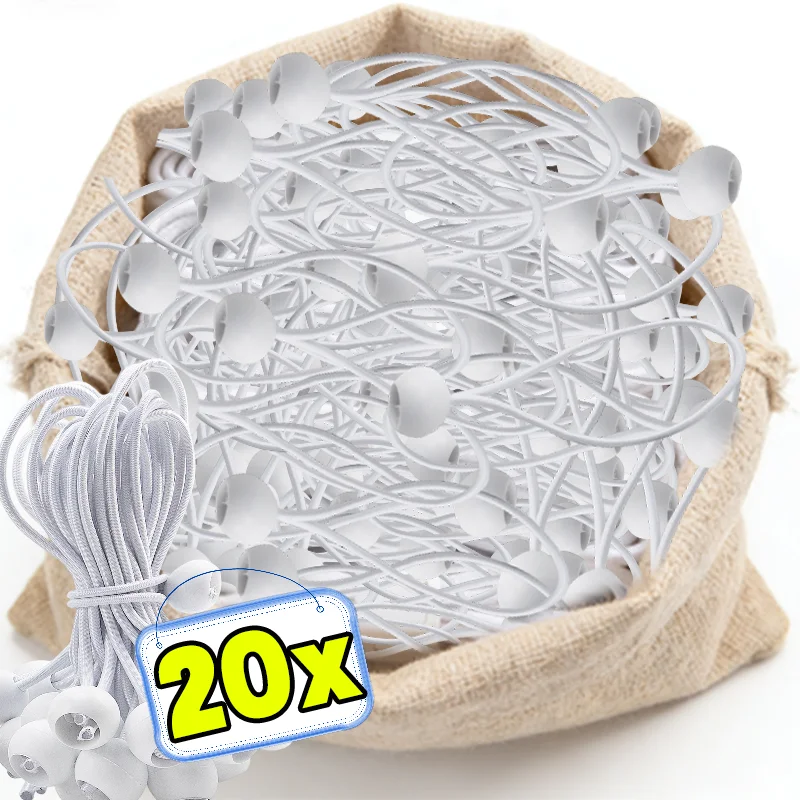 

Fixed Rope Buckle Awning Tent Fixed Storage Plastic Ball Telescopic Rope Durable Camping Binding Items Large Multi-purpose