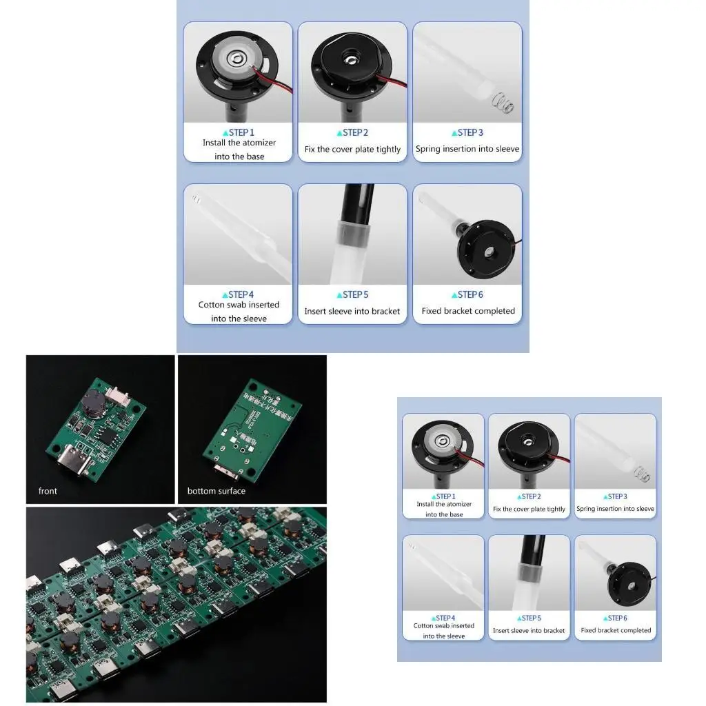 652F USB Humidifier Mists Maker and Driver Circuit Board Foggers