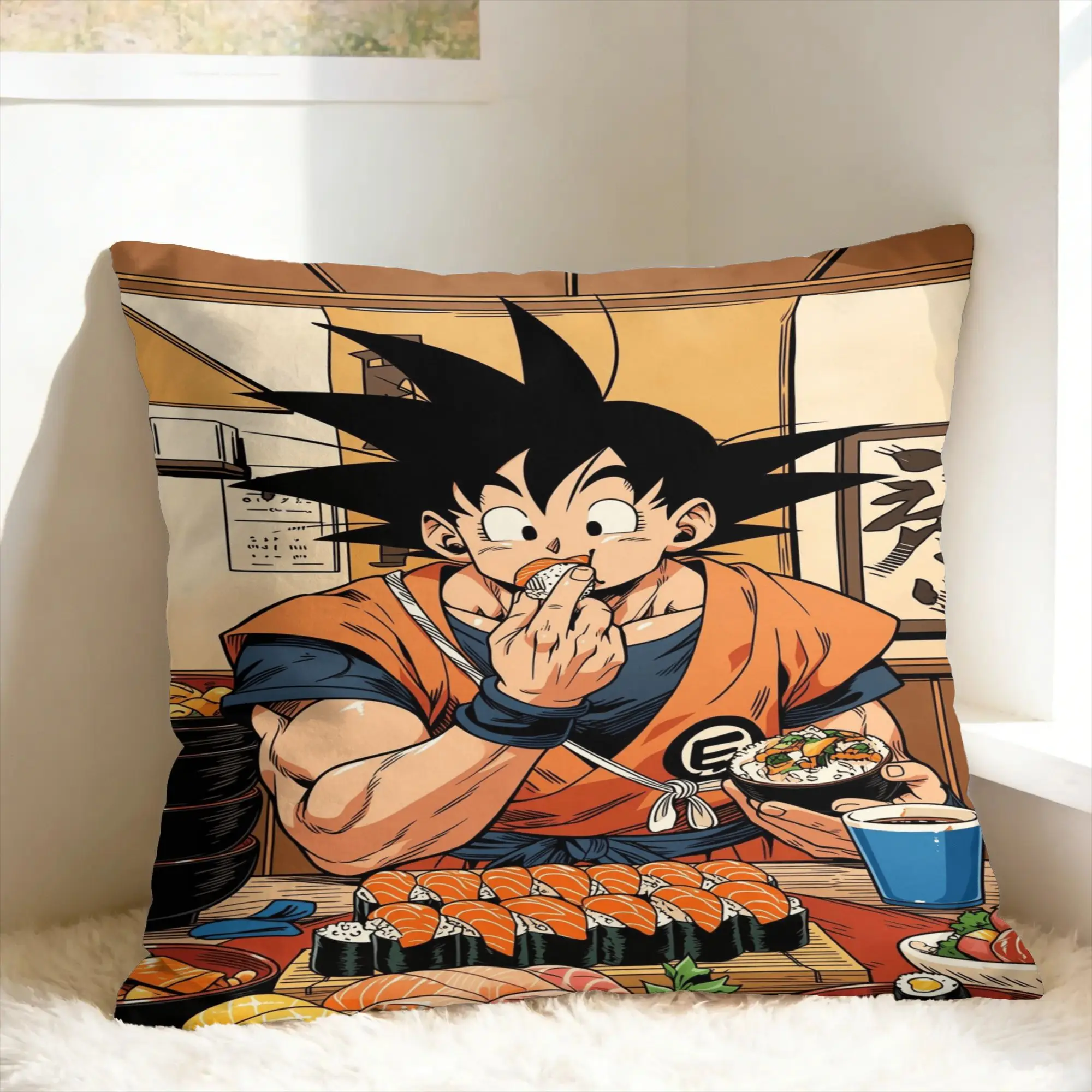 Pillow Cover D-Dragon Anime  Morden Pillow Case For Sofa Bedroom Home Decor Pillowcases