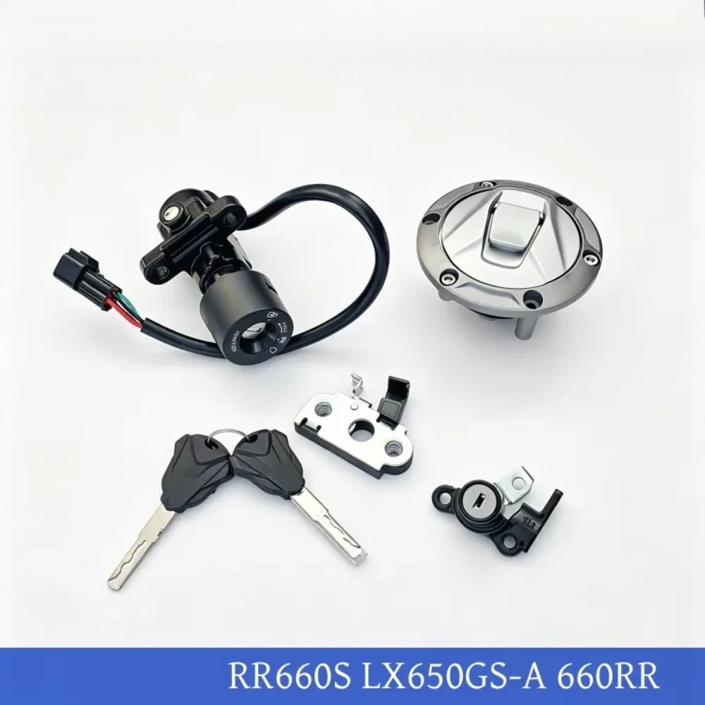 For LONCIN VOGE LX650GS-A Set Lock 660RR Fuel Tank Cover Electric Door Lock Full Car Lock