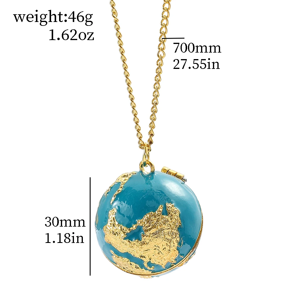 1PC Creative Care for the Earth and the Environment Theme Advanced Design Style Necklace