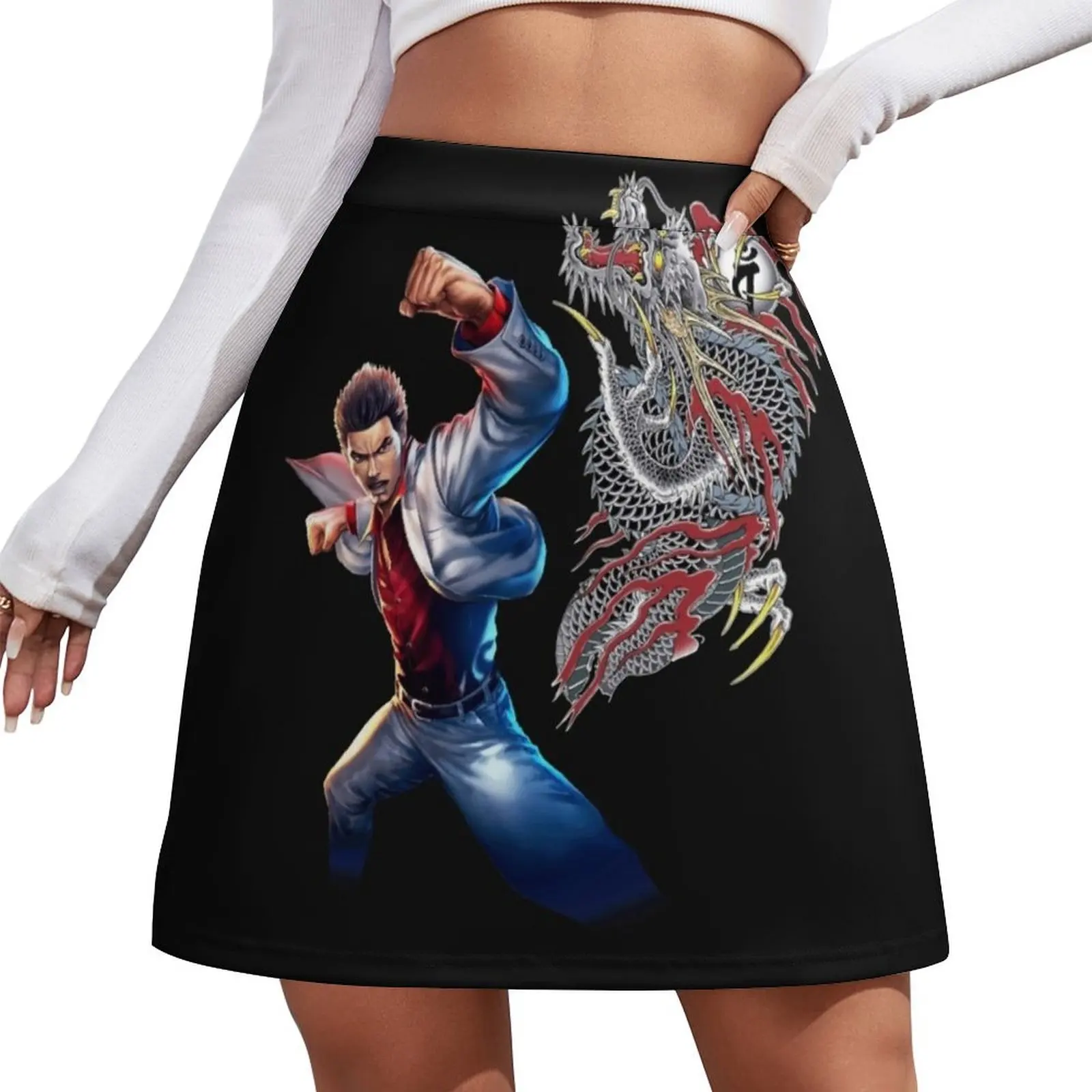 

Yakuza Kiryu Dragon Mini Skirt korean summer clothes korean style clothing Mini Skirt