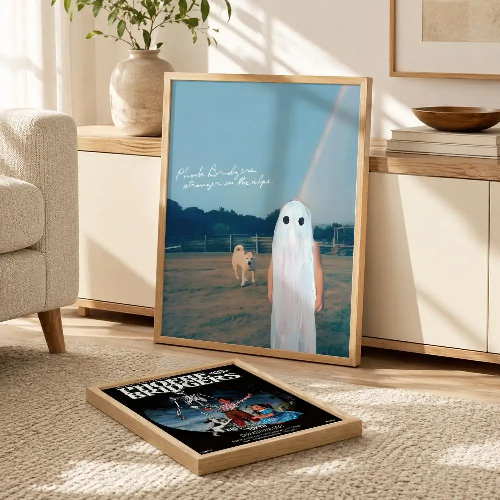 Rapper Music Album Cover Phoebe Bridgers Poster Water Proof Paper Print Room Decor Stickers Art Wall Decor Living Room