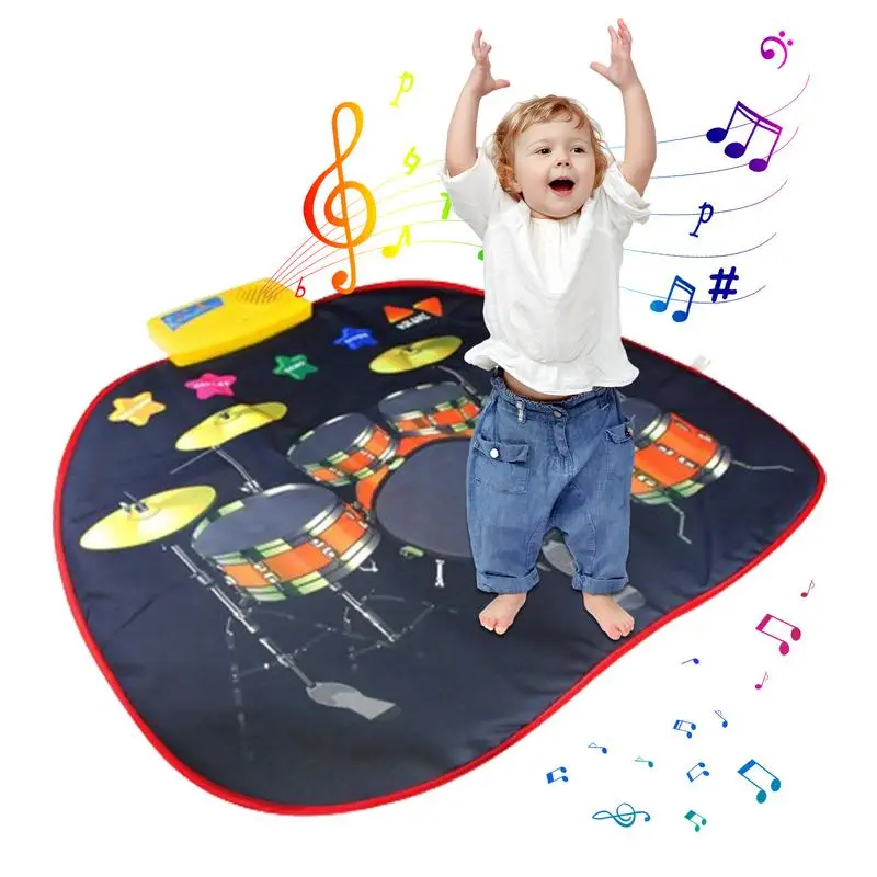 

Music Floor Mat For Toddler | Sensory Drum Mat Crawling Mat | Early Development Toys Music Learning Toys With Adjustable Volume