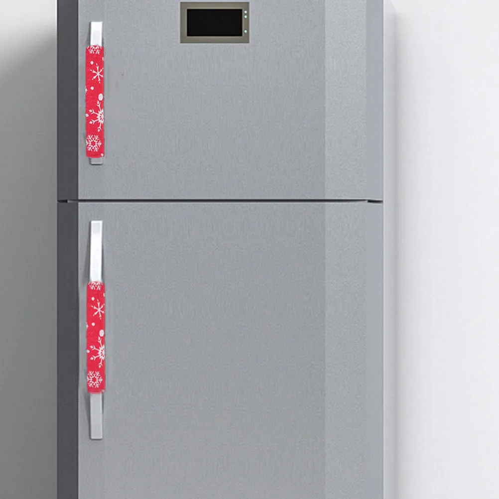 

3pcs Refrigerator Covers Washable Fabric Kitchen Appliance Door Handle Protector For Fridge Oven Microwave Dishwasher Handle