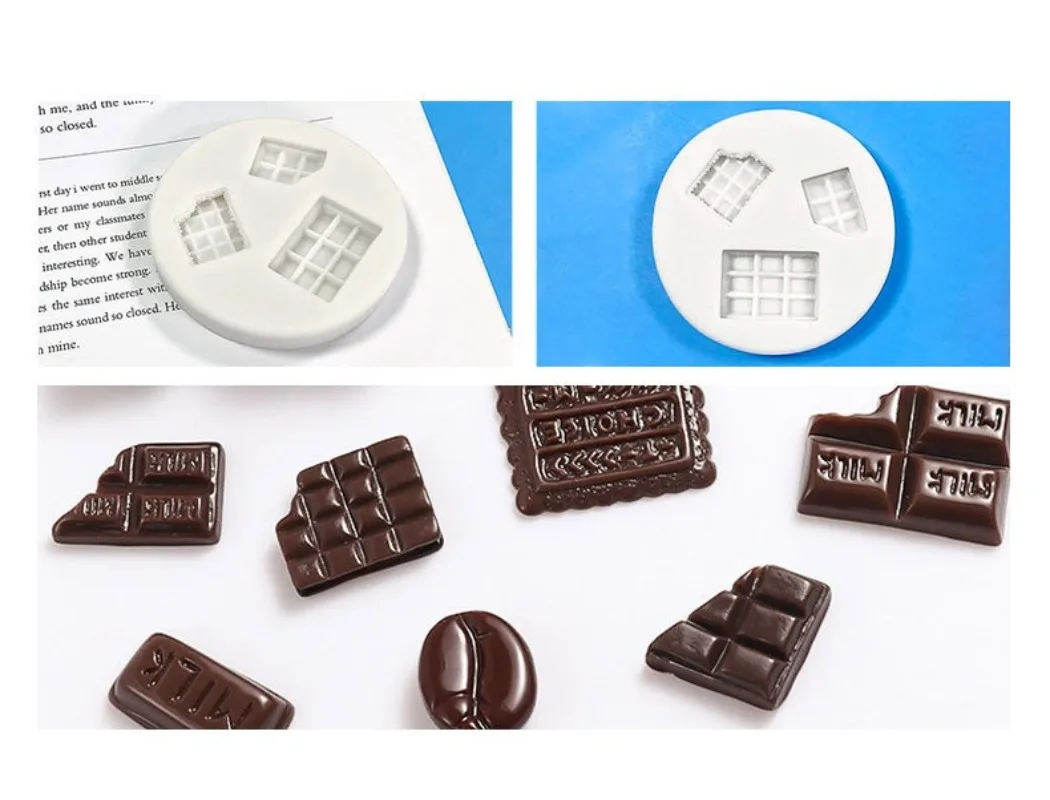 Cake chocolate candle model custom ice cream silicone mold
