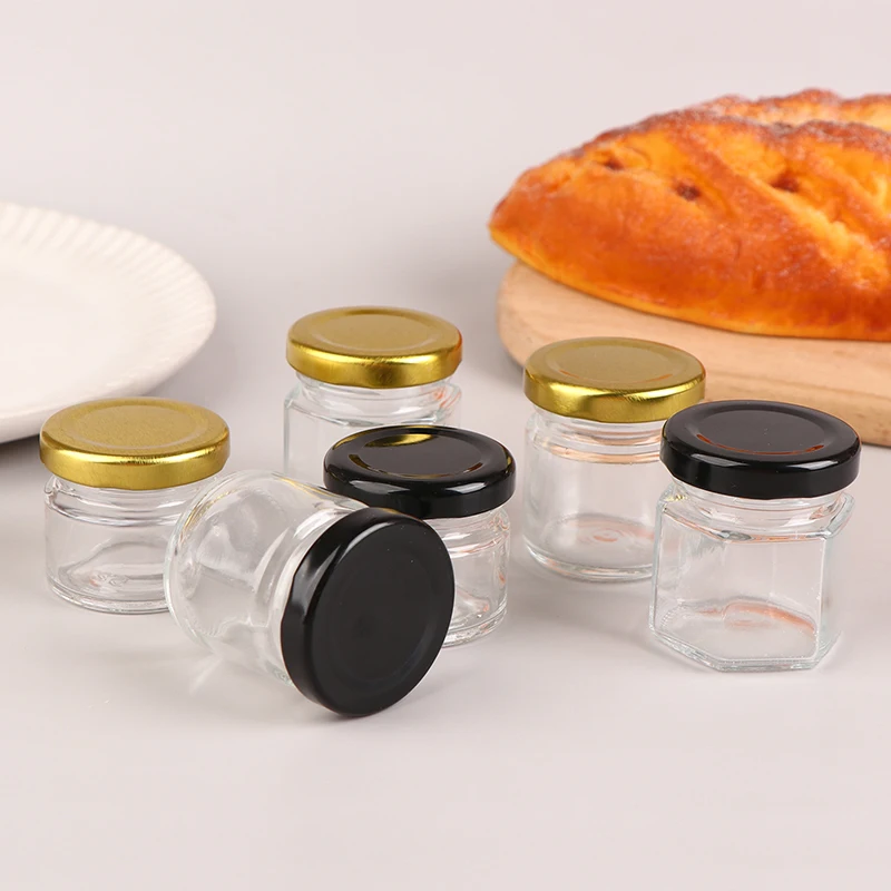 2Pcs Mini Glass Honey Pot Set Small Honey Pot Honey Pot With Lid Suitable For Baby Gifts Weddings And Parties Honey Jar